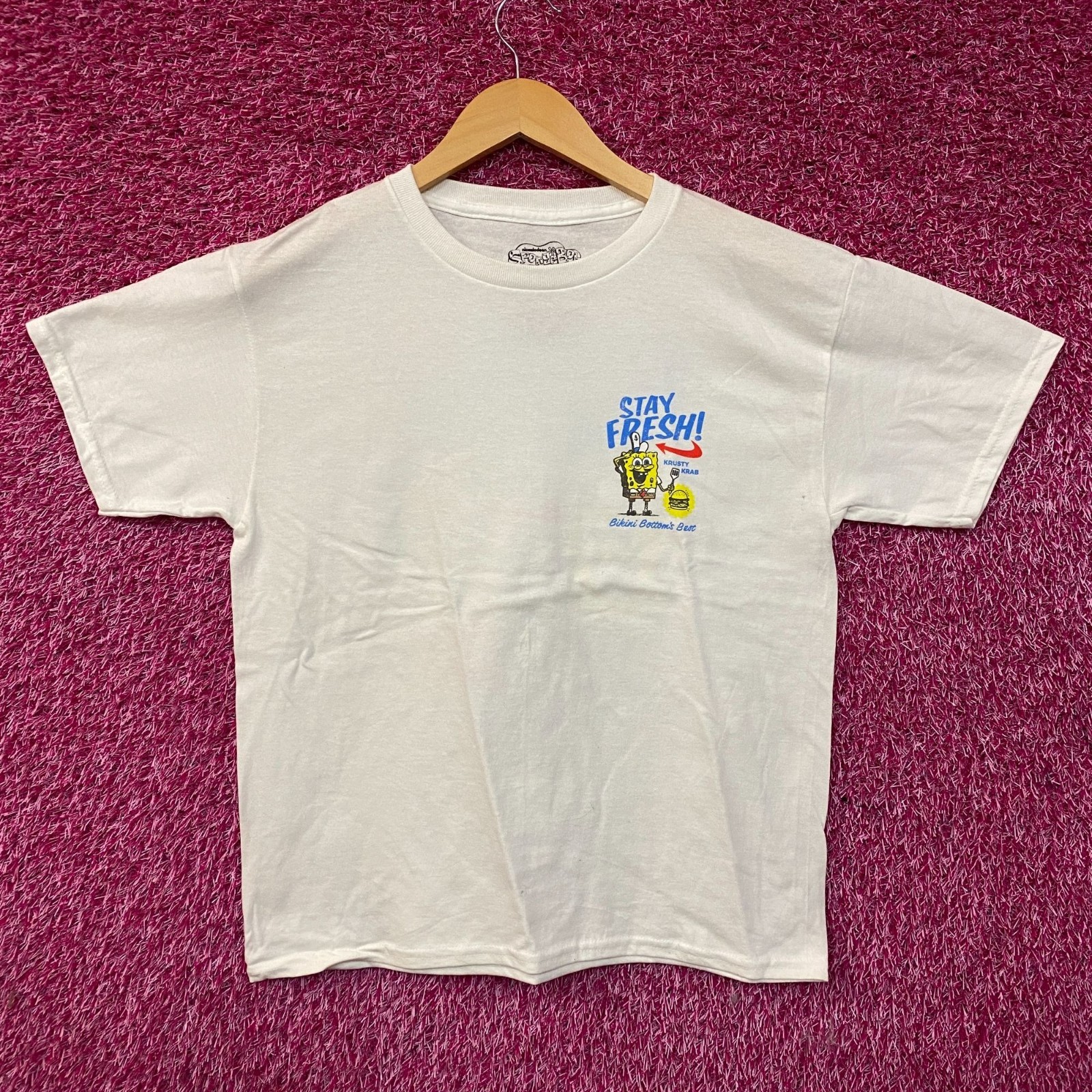 Nickelodeon SpongeBob SquarePants Krabby Patty Graphic T-Shirt Large gallery