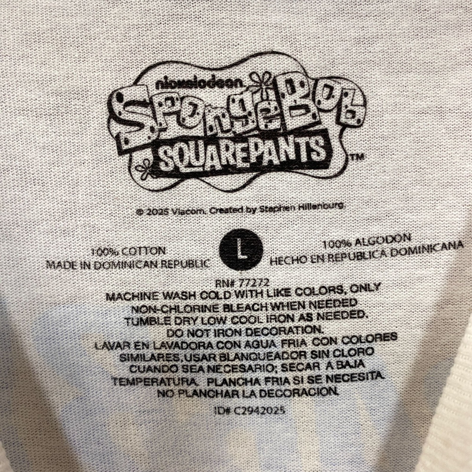 Nickelodeon SpongeBob SquarePants Krabby Patty Graphic T-Shirt Large gallery