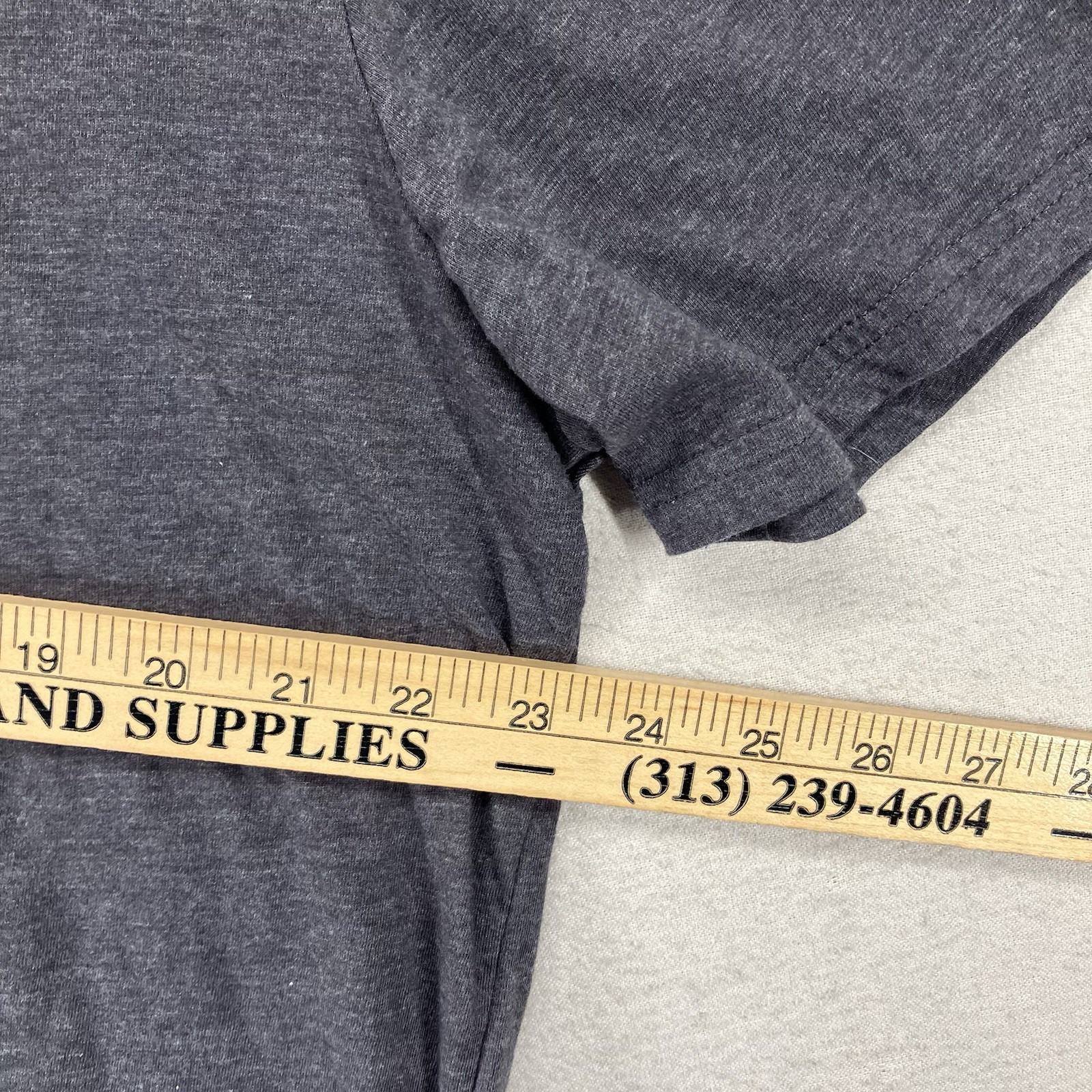 Mens Papa Bear Graphic T Shirt 2X Thin Lightweight Gray gallery