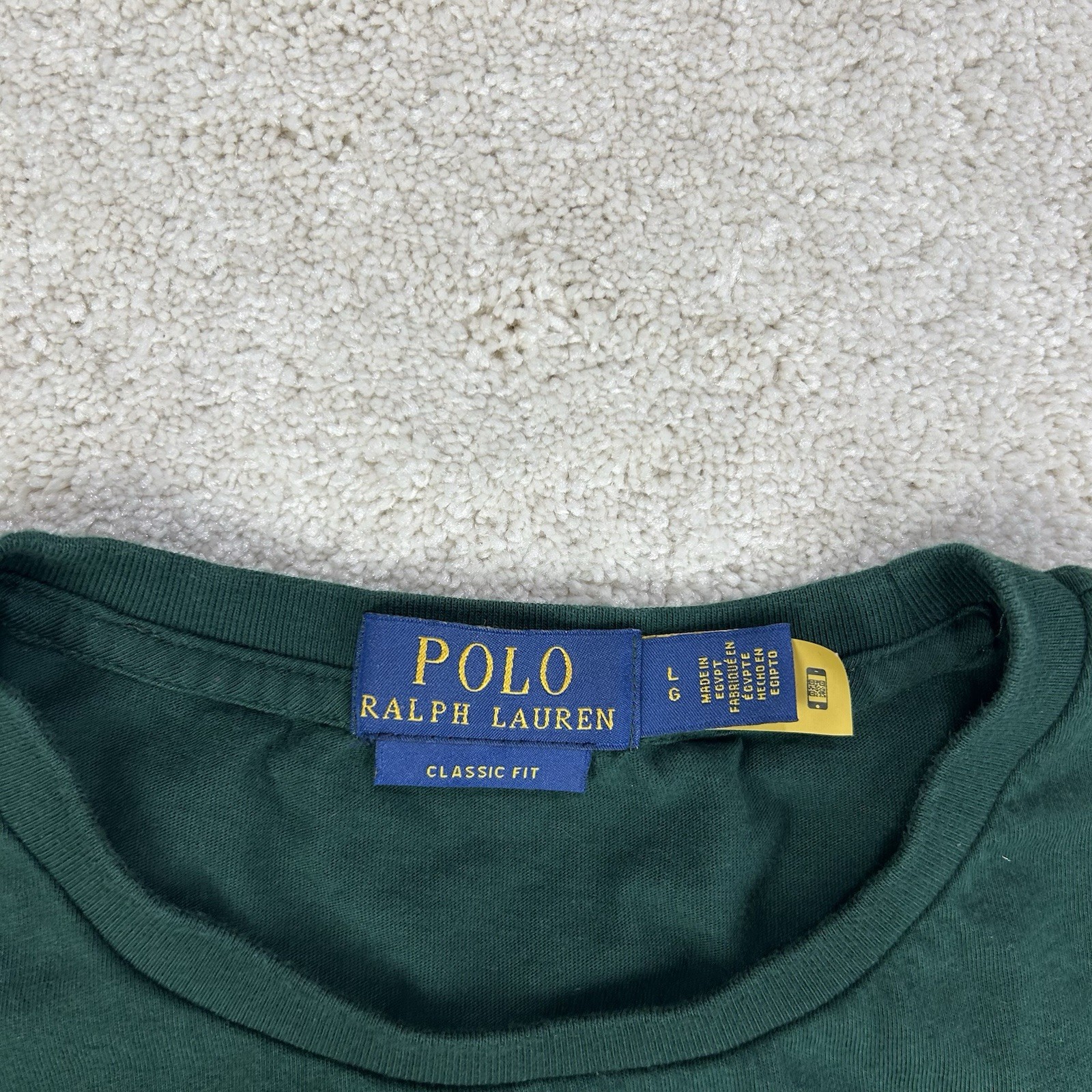 POLO Ralph Lauren Men’s Classic Fit Holiday Ski Polo Bear Dark Green T Shirt L gallery