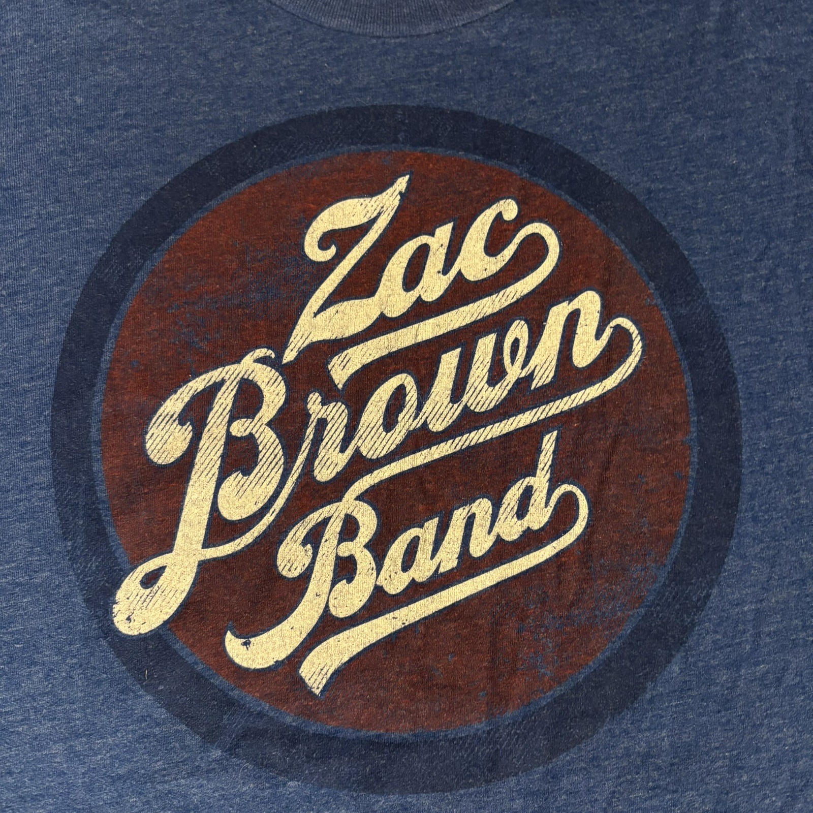 Zac Brown Band Jekyll And Hyde Tour 2015 Blue Graphic T-shirt Size M Country gallery