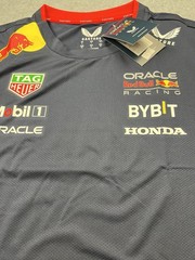 F1 Formula One Oracle Red Bull Racing Team Castore Official T-Shirt Size L NWT
