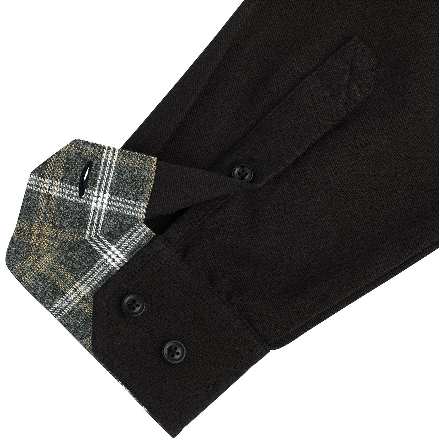 Santa Cruz Skateboard Longsleeve Button Up Shirt Screaming Hand Utility Black gallery