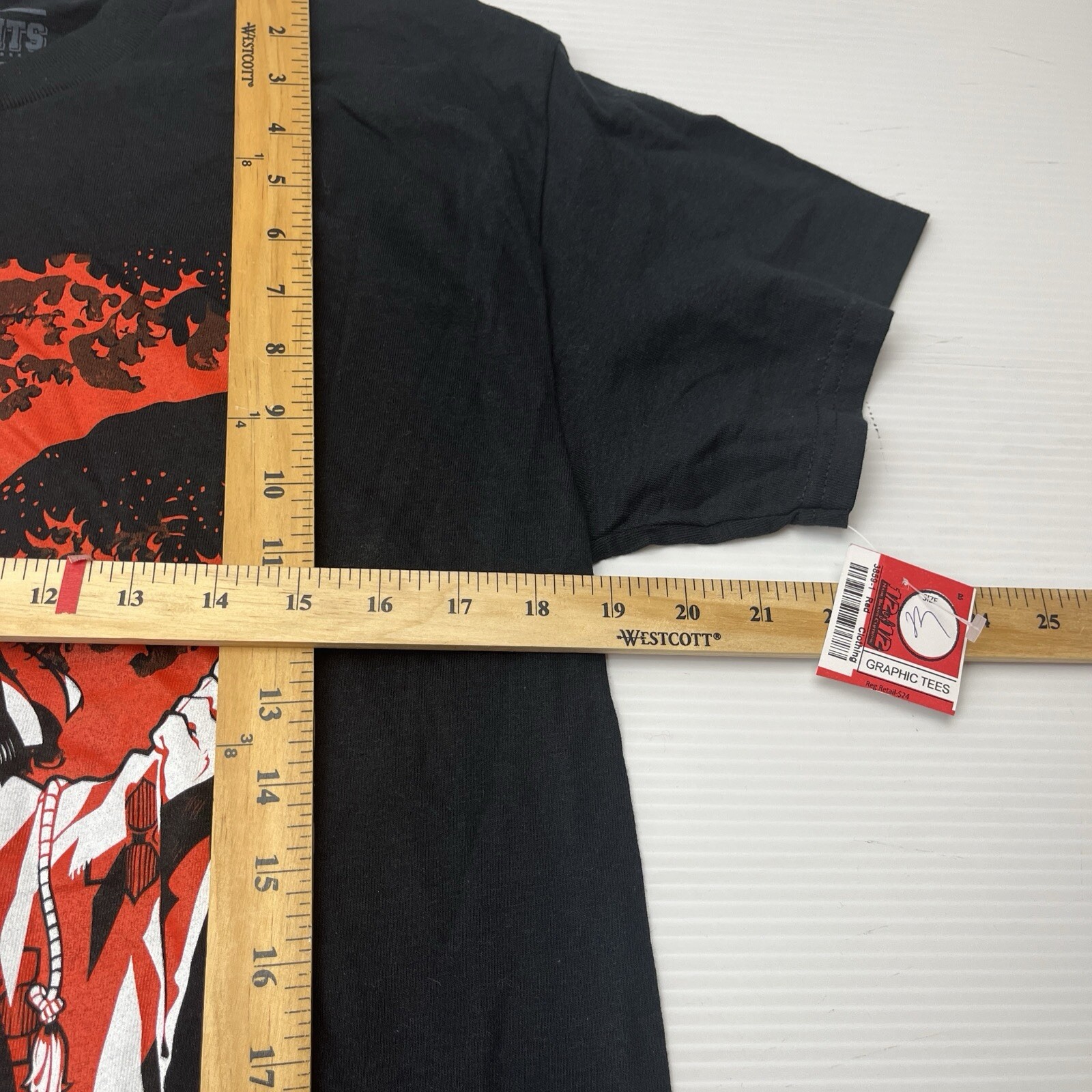 Bad Habits Graphic T-shirt Men's Size Medium Black Crewneck Anime Girl S/S New gallery