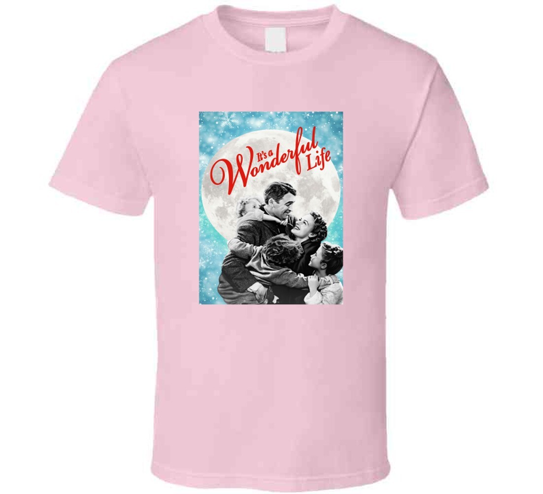 It's A Wonderful Life Tee Classic Holiday Movie T Shirt gallery