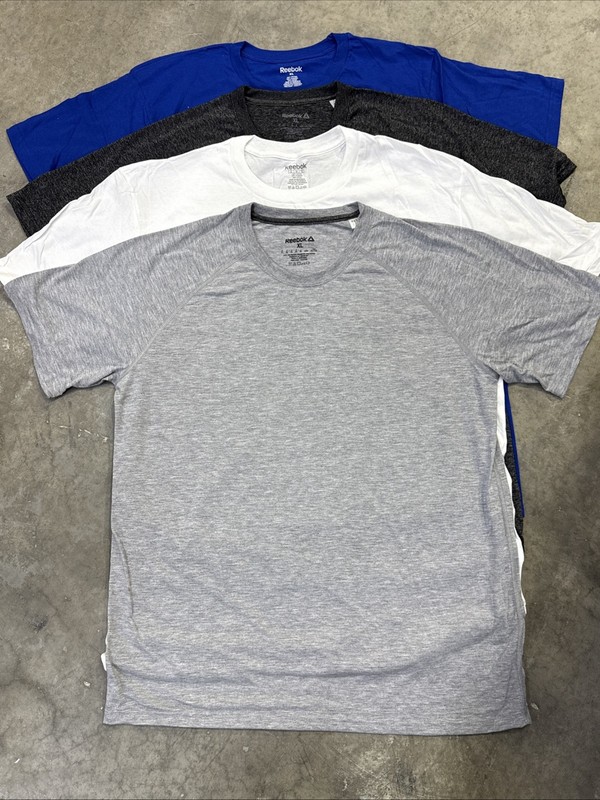 Reebok Men's Short Sleeve 6 Pack New T-Shirt, Size XL (6 Colors Pack) gallery