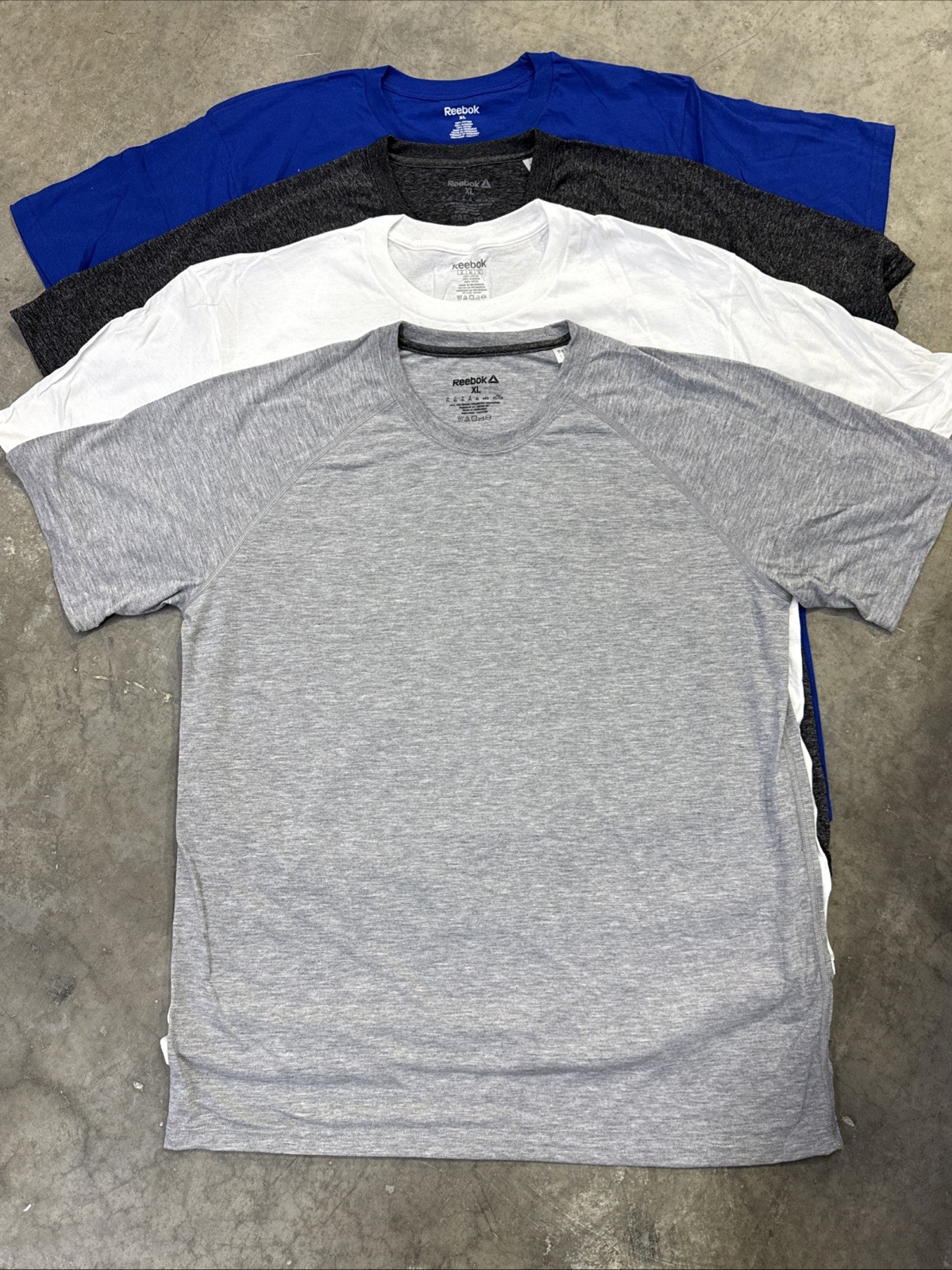 Reebok Men's Short Sleeve 6 Pack New T-Shirt, Size MEDIUM (6 Colors Pack) gallery