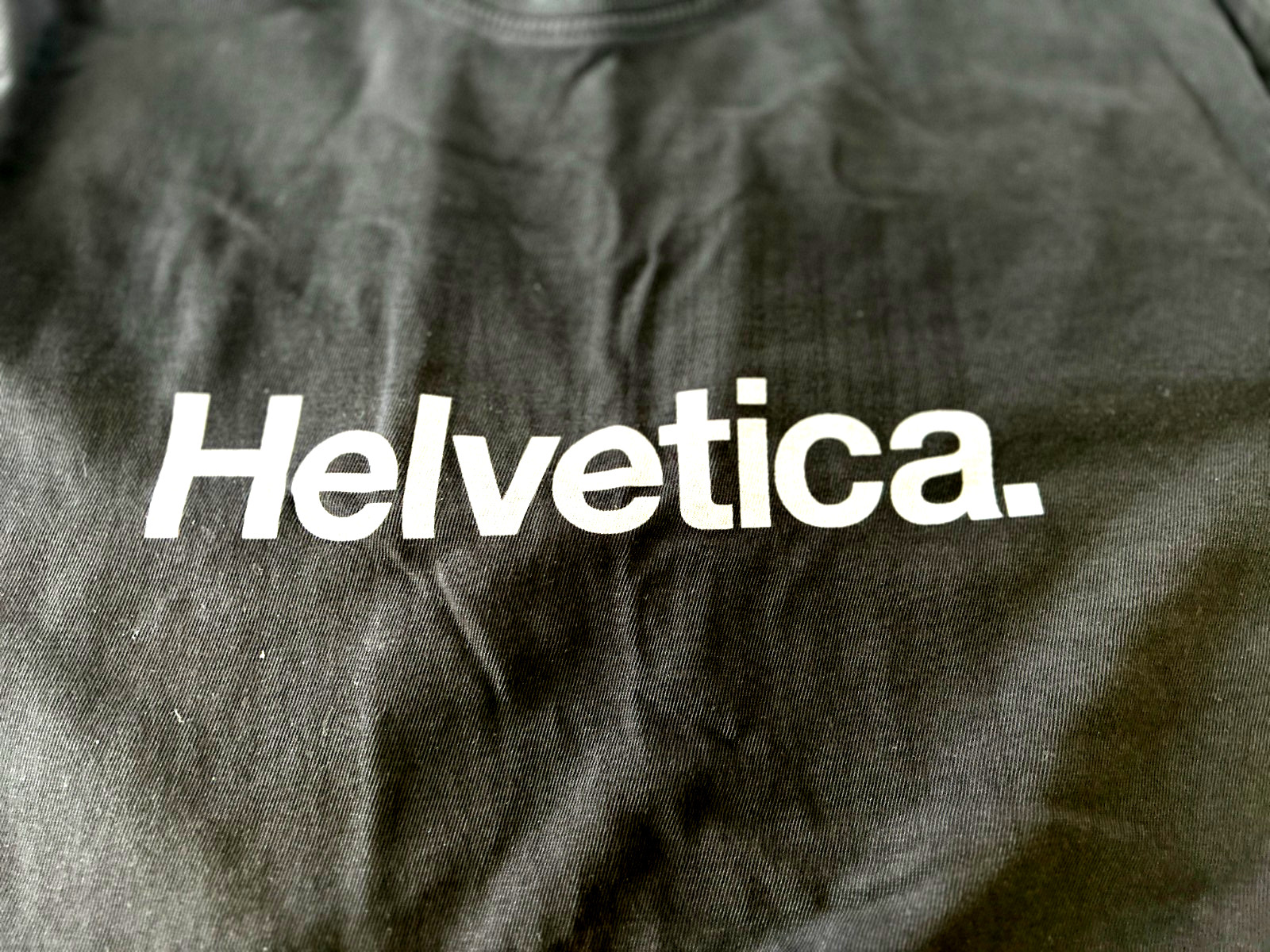 Helvetica Men's T Shirt size L excellent quality Heavy Duty NEW gallery