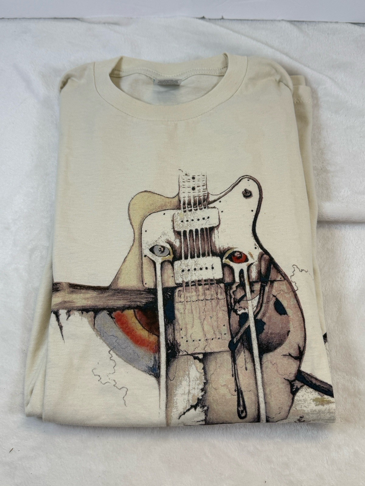 The Chameleons Vox Tshirt Vintage Cream Medium Pacific Cotton Band Guitar gallery