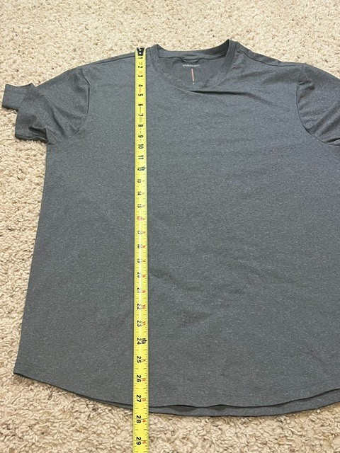 Proof Huckberry Men Gray Performance Crewneck Tee Shirt Size Medium EUC Stretch gallery