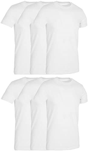 BILLIONHATS 6 Pack Men's Bulk Big Tall Short Sleeve Cotton Lightweight T-Shirt gallery