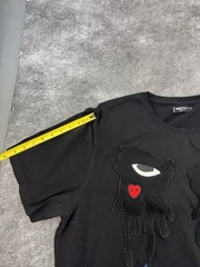 Roku Studio Dripping Eyes Tear Drop Black T- Shirt Streetwear Size 3XL