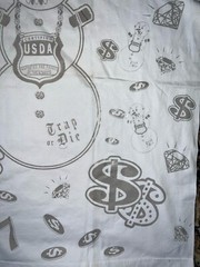 Vintage Young Jeezy Trap Or Die Rap Tee Snow Man Sz. 4X Tall USDA Hip Hop Era
