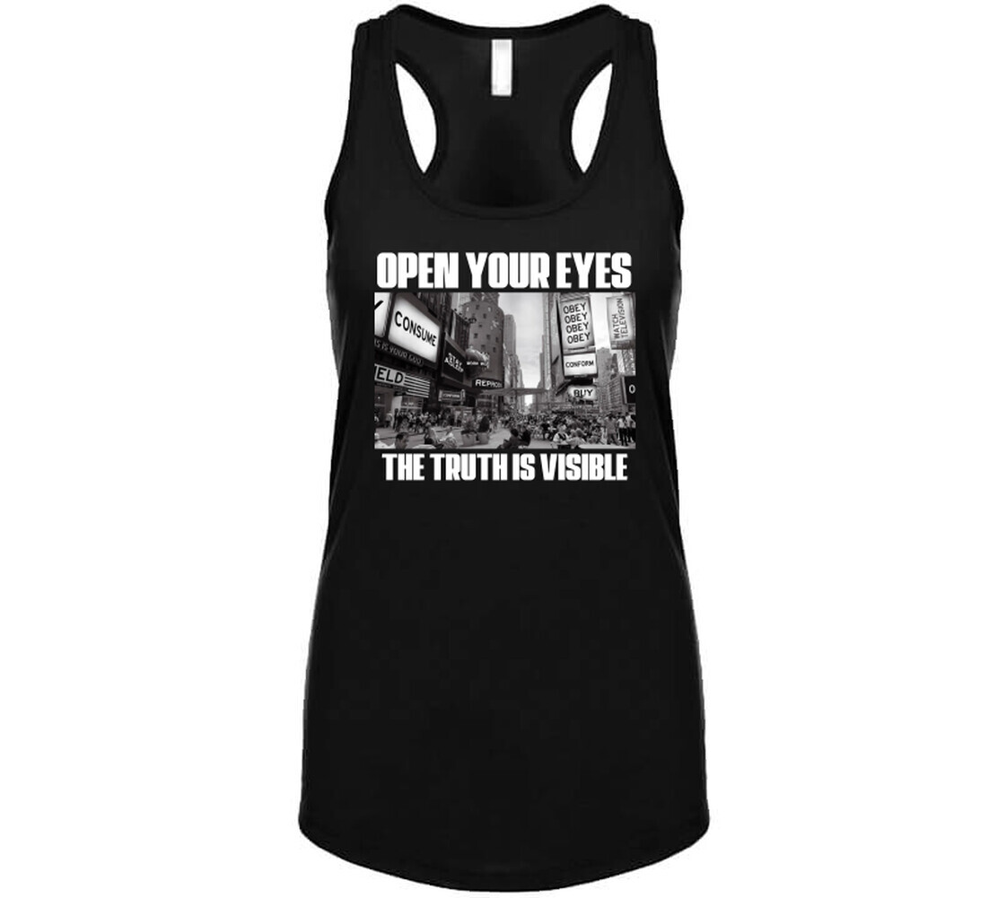 Open Your Eyes The Truth Is Visible They Live Roddy Piper Fan T Shirt gallery