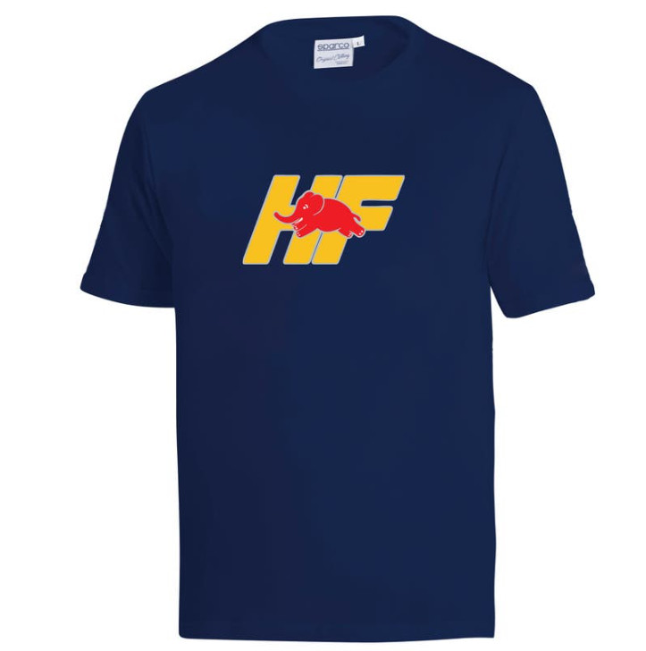 LANCIA HF RACING TEAM T-shirt short sleeve t-shirt blue and yellow SPARCO ✔