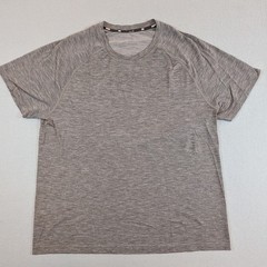Rhone Reign Mens Size Large Short Sleeve T-Shirt Mens Gray Raglan Athletic