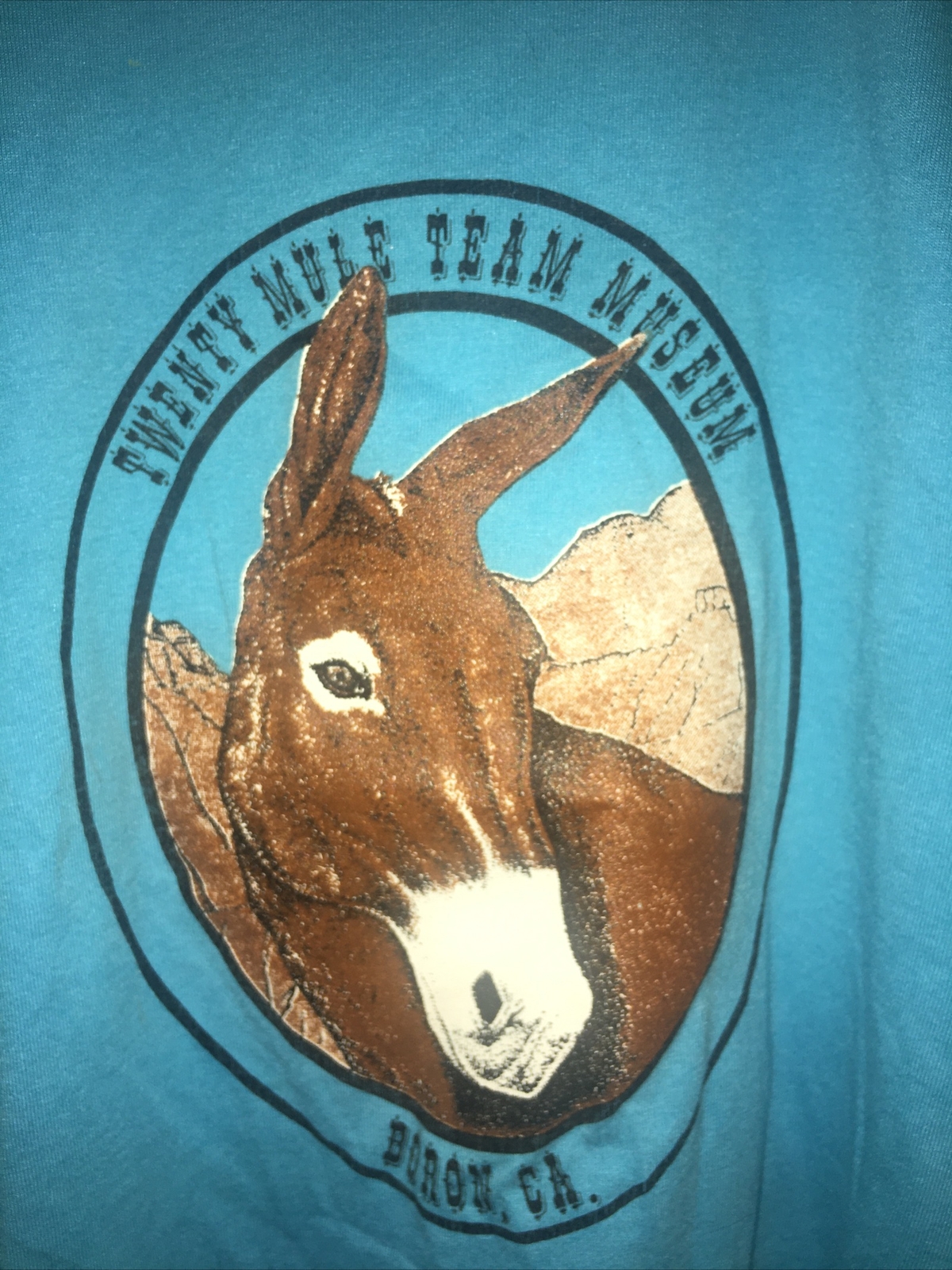 Rare Vintage 20 Twenty Mule Team Museum Tee Shirt L Boron, CA gallery