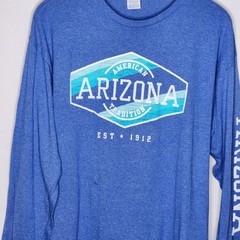 Arizona State Long Sleeve Tee Delta Pro Weight Est 1912 American Tradition Sz XL