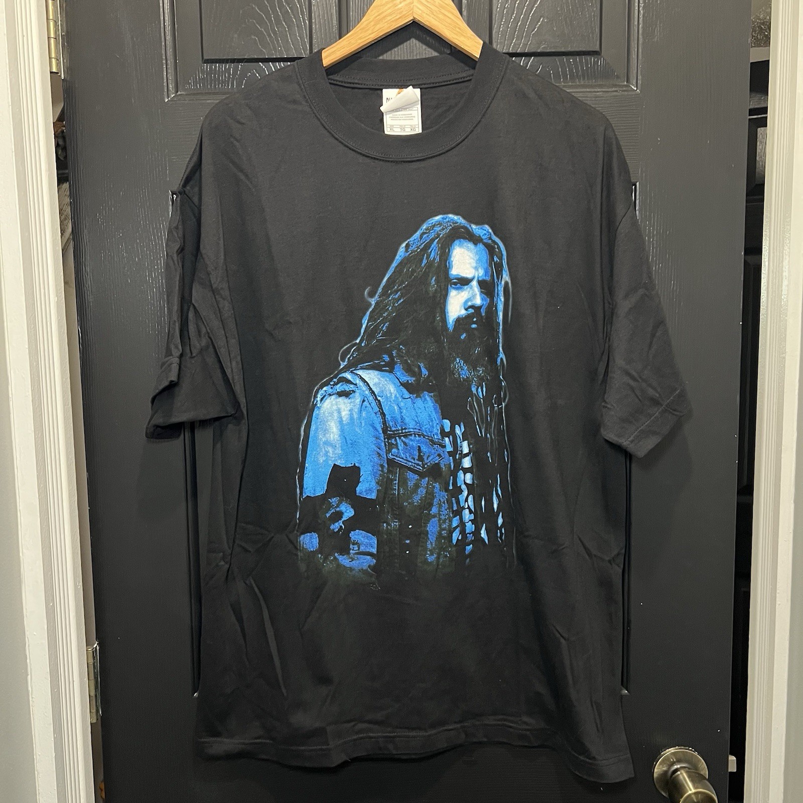 Vintage 2002 Rob Zombie Shirt XL Alstyle Diamond Star Demonoid Delux Y2K Metal gallery