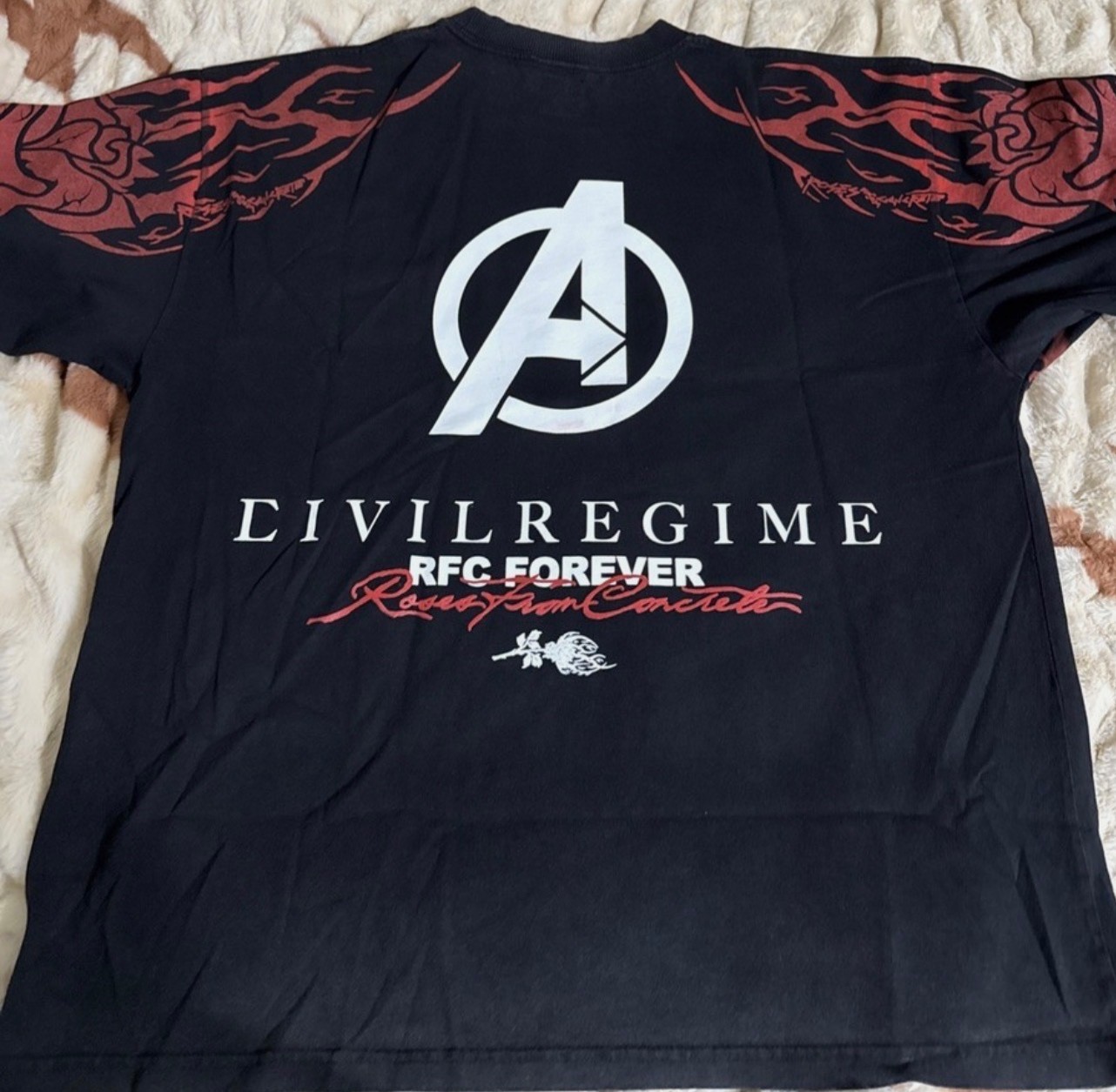Civil Regime x Marvel Avengers Thor T Shirt Medium Black Graphic Streetwear Tee gallery
