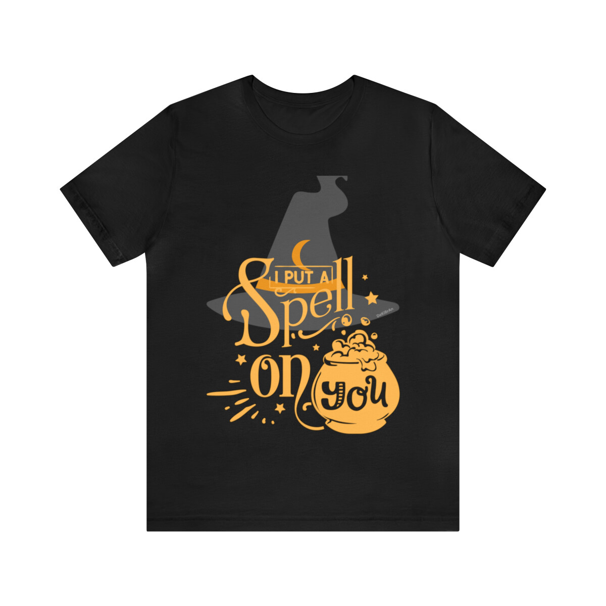 I Put A Spell On You Saying Halloween Witch Unisex Jersey Short Sleeve Tee