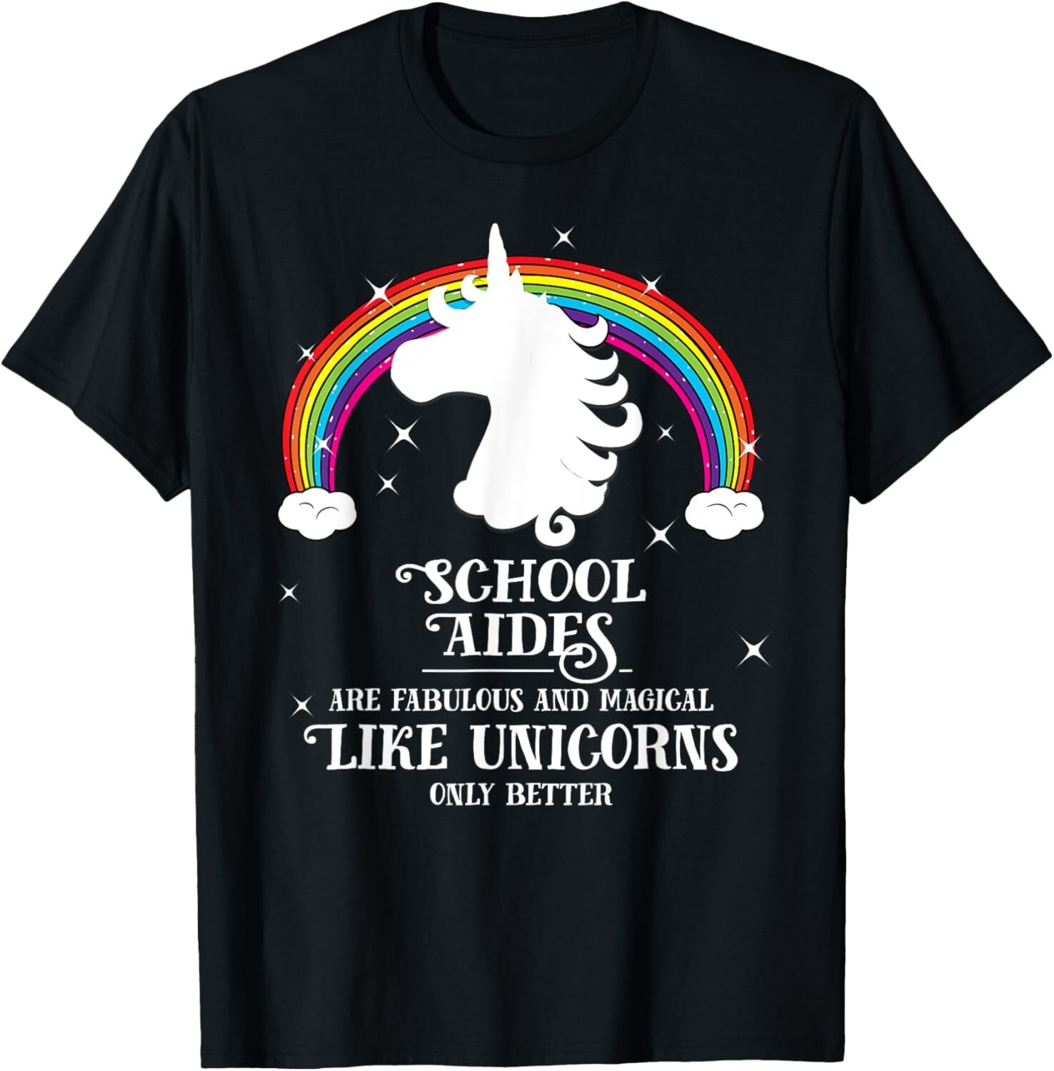 School Aides are Magical Like Unicorns Funny Gift Unisex T-Shirt gallery