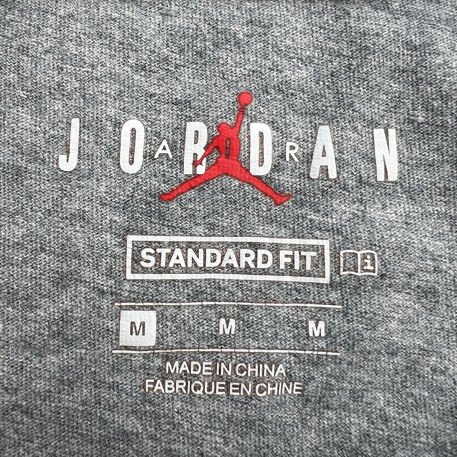 Nike Air Jordan Graphic T-Shirt CJ0921-091 Mens M Grey/Black 50/68 gallery