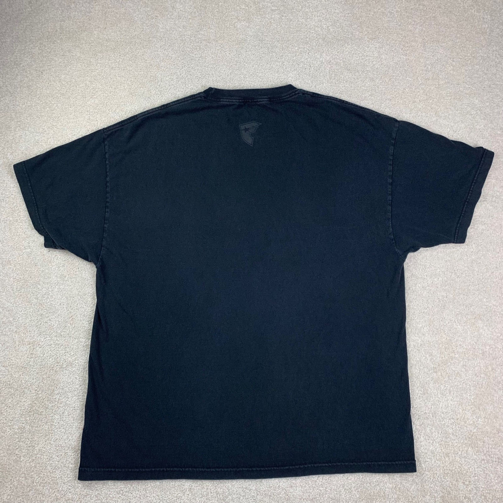 Famous Stars and Straps T-Shirt Mens XXL Black Yellow Graphic Logo Tee Vtg Y2K gallery