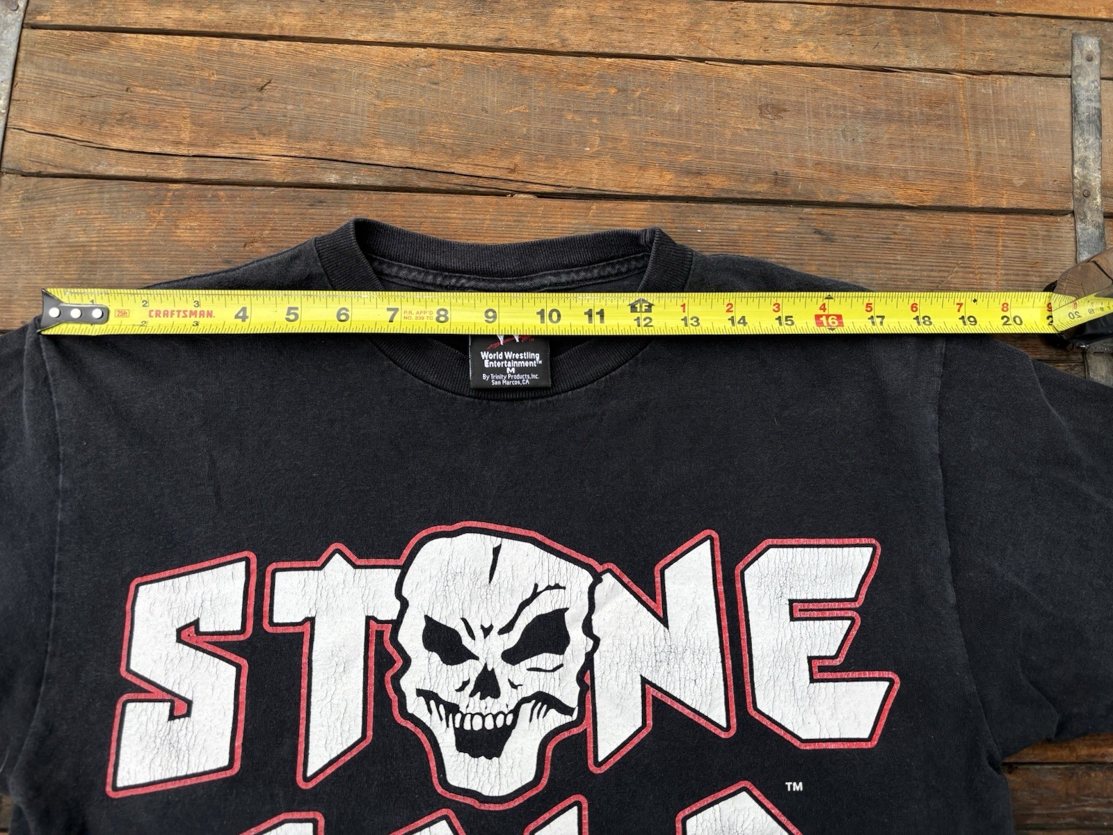 VTG 2003 Stone Cold Steve Austin Bullet Proof WWE T Shirt Medium Wrestling RARE gallery