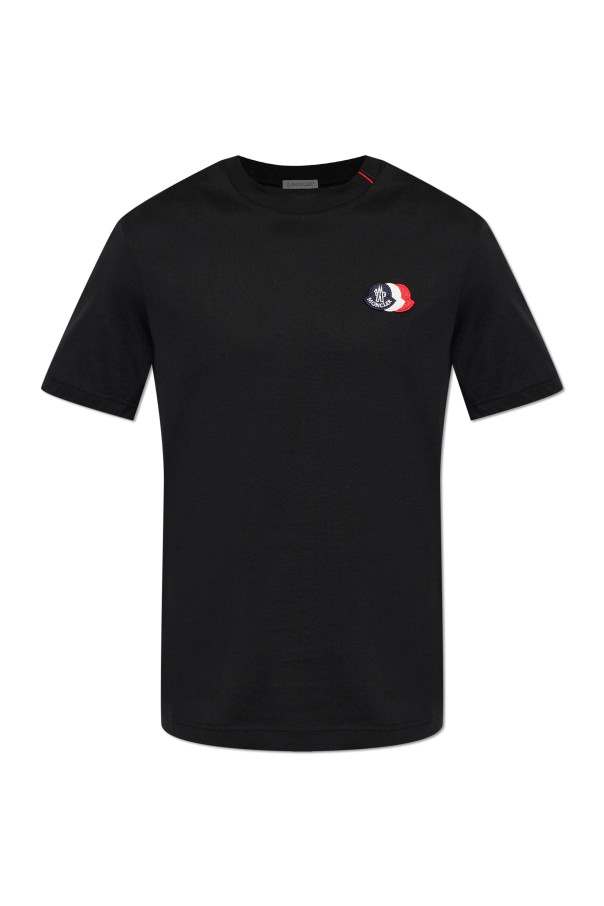 MONCLER Men’s Black Cotton T-shirt New & Authentic