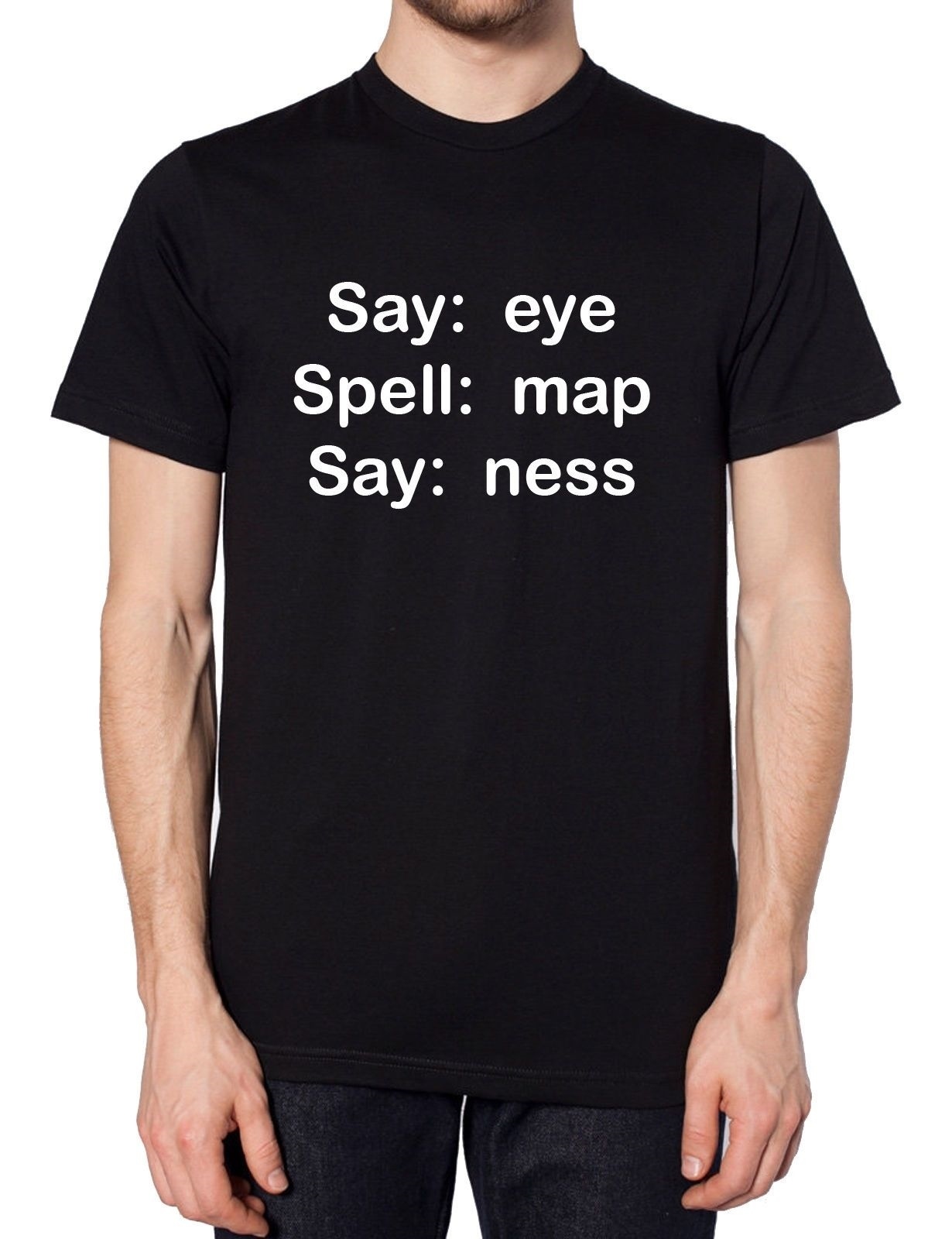 Eye Map Ness Funny Penis T-Shirt Comedy Dad Fathers Day Christmas Pub Drink gallery