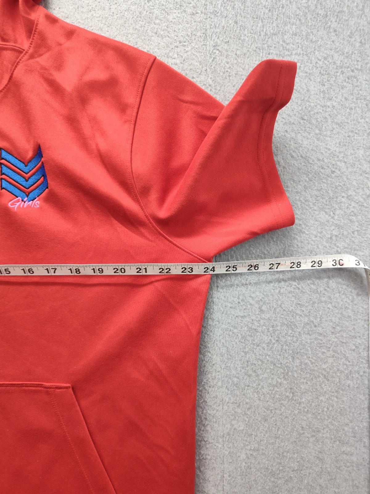 Nike Dri Fit Men Shirt L Red Hooded Logo Kangaroo Pocket Pullover Outdoor Wear gallery