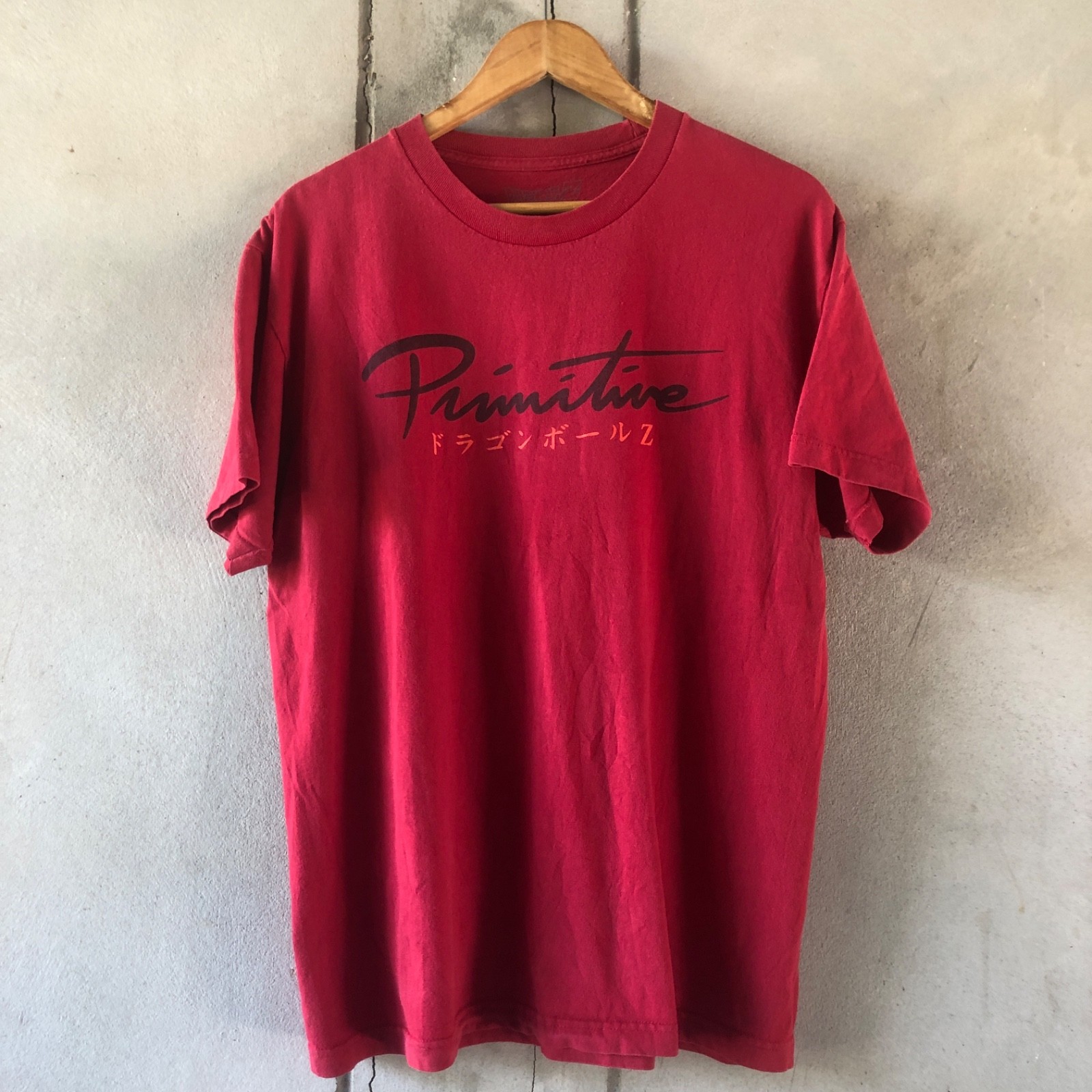 PRIMITIVE / DRAGONBALL Z Men's RED Short Sleeve T-Shirt Size L- LARGE gallery