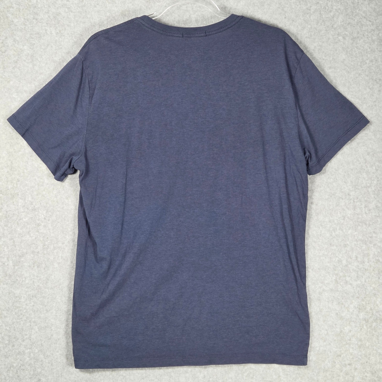 Marine Layer Men Large T-Shirt Short Sleeve Navy Blue Sunset Cotton Tencel gallery