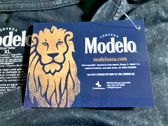 Modelo Men's T-Shirt Size X-Large/Front-Back Graphics/Faded-Worn Look New w/Tags gallery