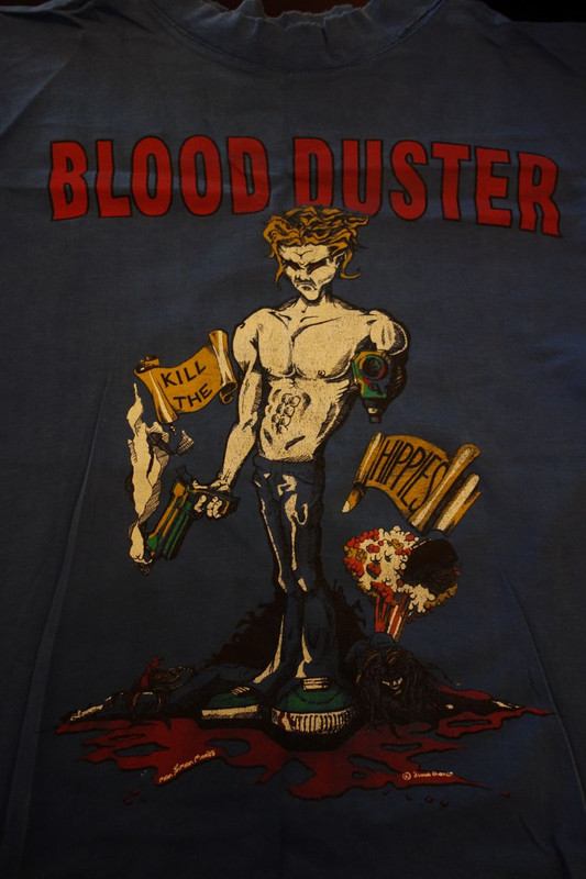 Hippie Kill -Blood Duster Short Sleeve Black T- Shirt Full Size S-5XL BO529