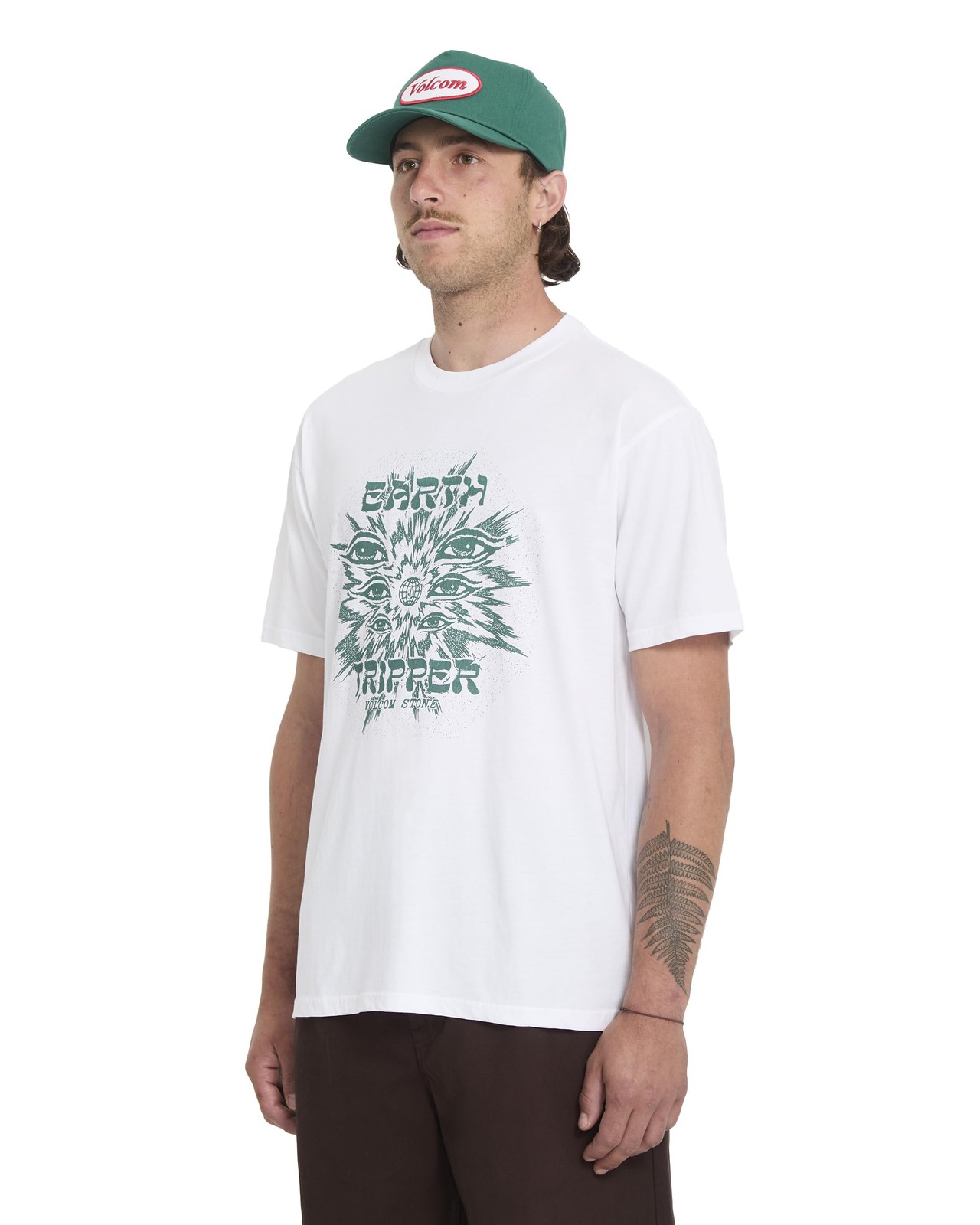 Men's Short Sleeve Logo T-Shirt – Lightweight Cotton Crewneck Casual Tee, Whi... gallery