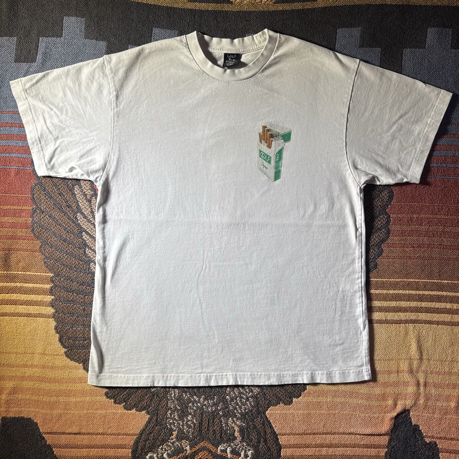 Golf Wang "Filters" Cigarette Pack T-Shirt - White - Size XL Men’s gallery