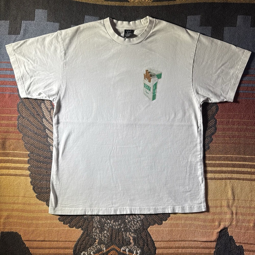 Golf Wang “Filters” Cigarette Pack T-Shirt – White – Size XL Men’s