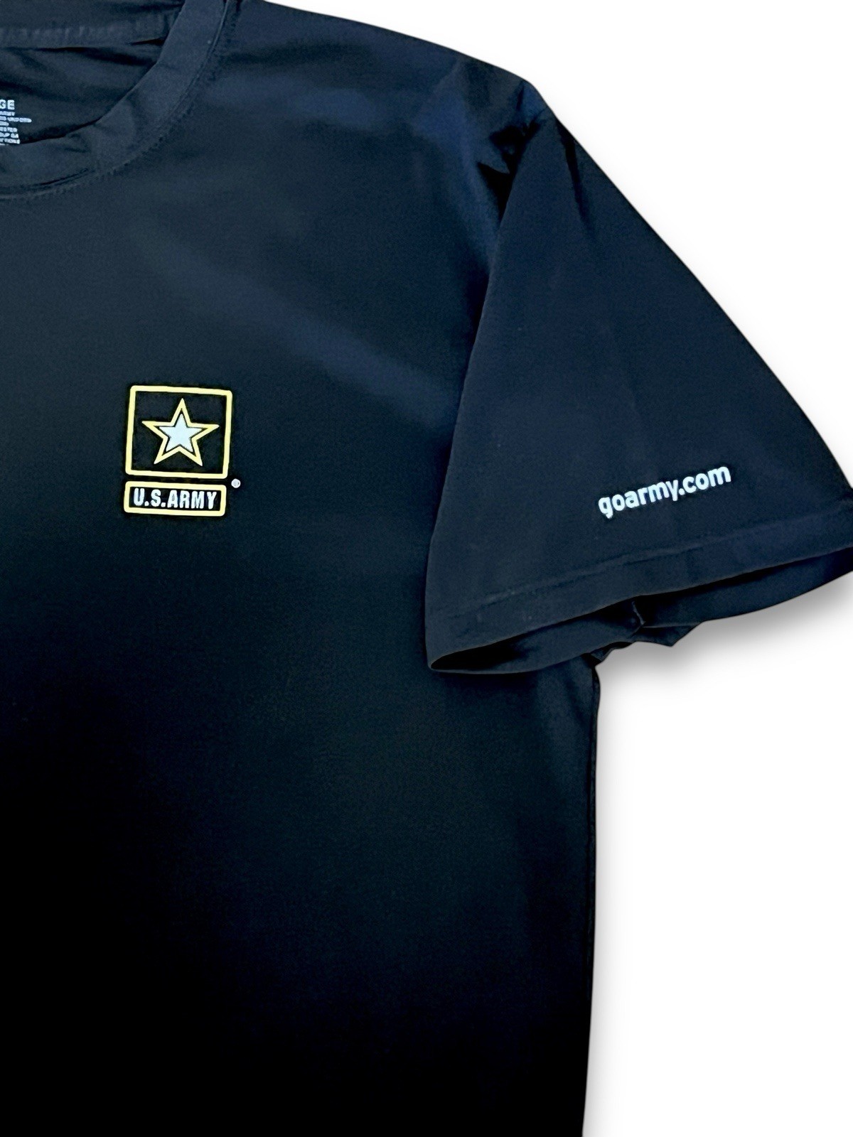 Official US Army Physical Fitness Uniform (FT KNOX) Performance Tee Black Size L