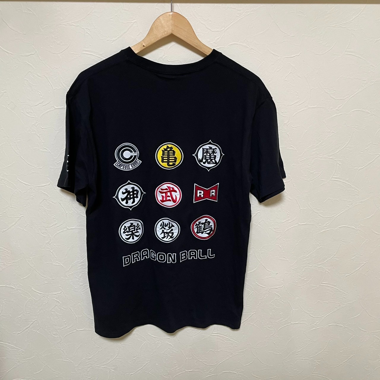 Dragon Ball T-Shirt XL Black Embroidered Logo Shimamura 2026 limited JAPAN NEW gallery