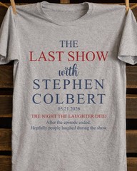 Late Night Comedy TV Host 2026 Graphic Tee – The Last Show t shirt