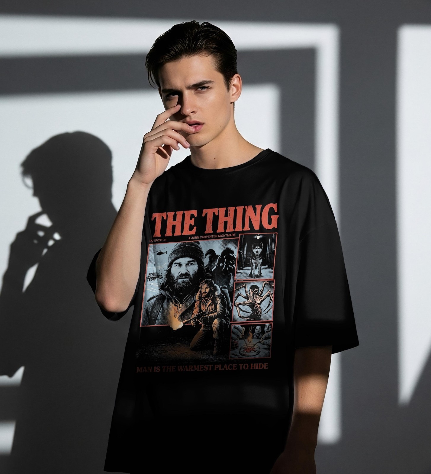 The Thing Movie Shirt, 80s Sci Fi Horror Tee, MacReady Film Lover Gift gallery