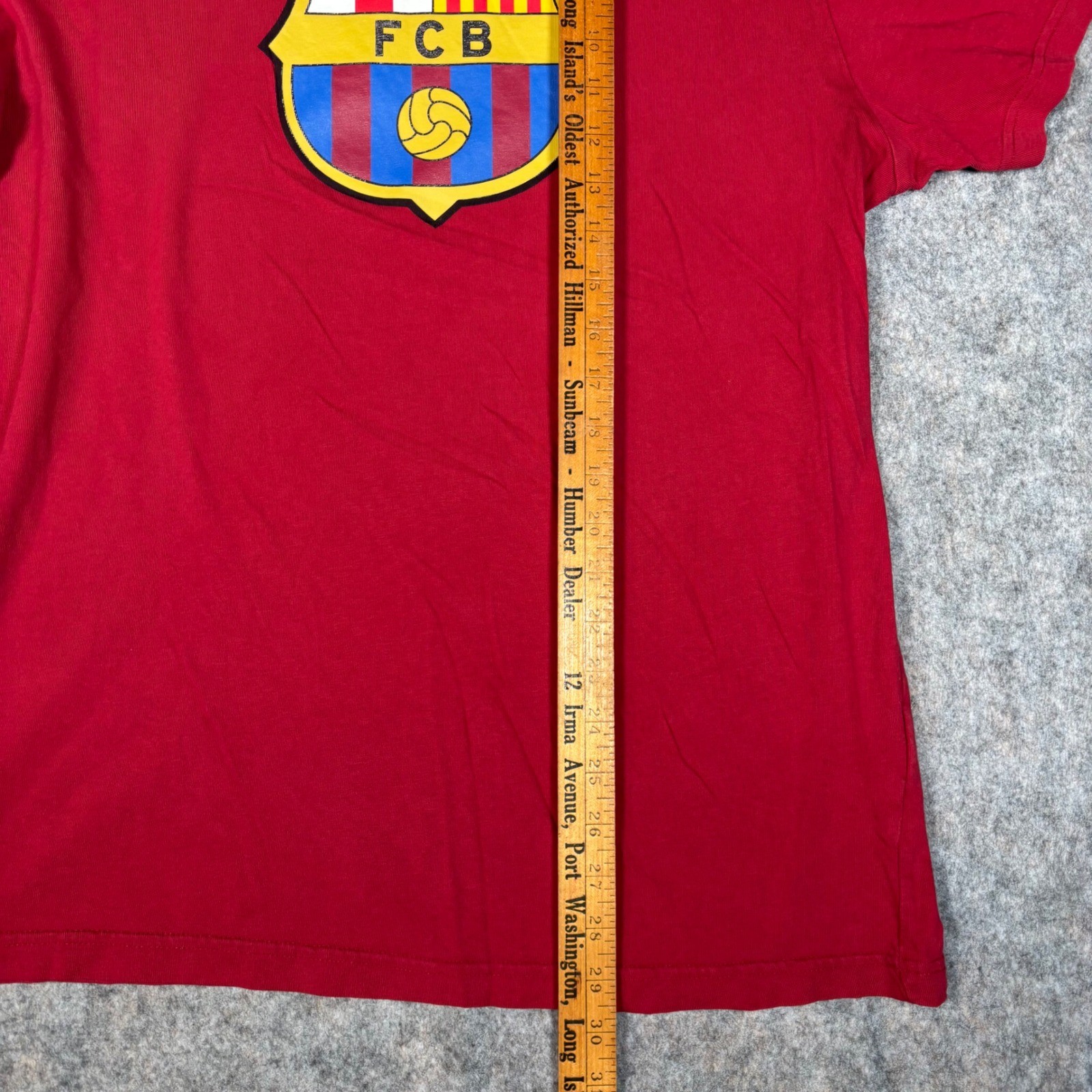 Nike FC Barcelona T-Shirt Mens XL Red Excellent Slim Fit 547175-651 Soccer gallery