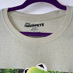 Disney The Muppets Kermit The Frog Country Roots Shirt Short Sleeve Mens L FLAW