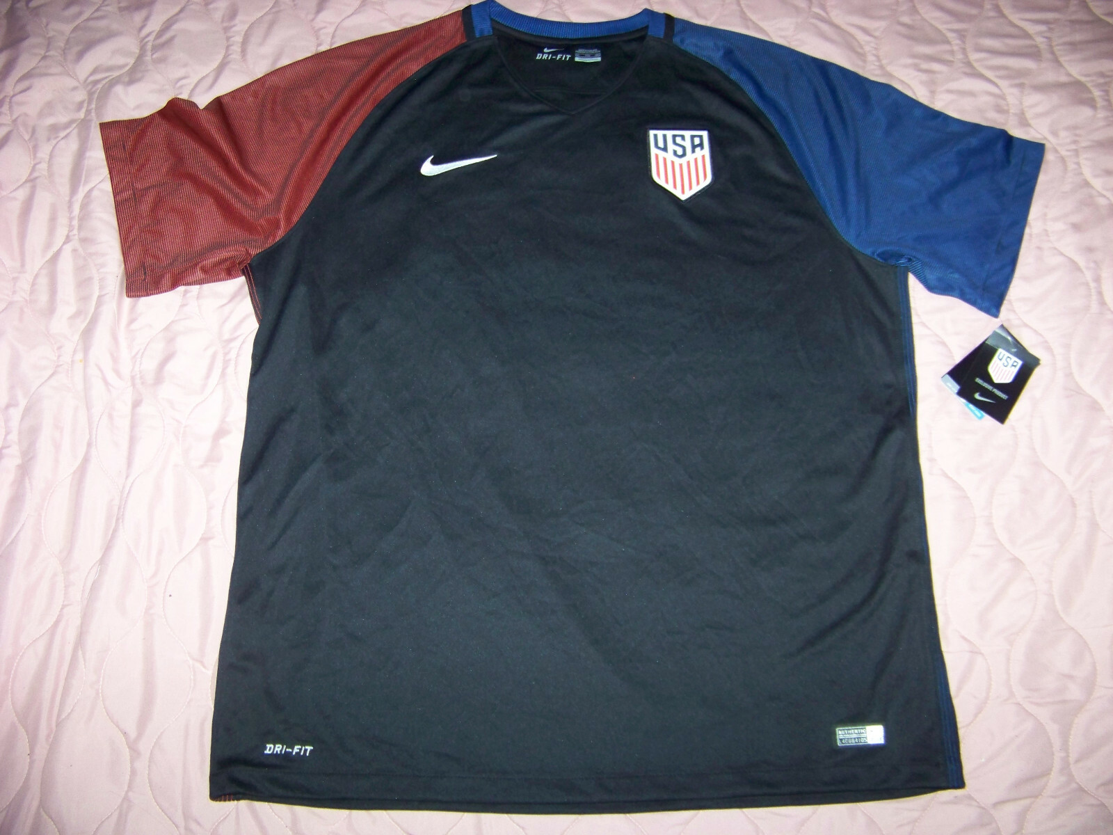 Nike DriFit Men's US Soccer Jersey NWT 2XL Retail $90 gallery
