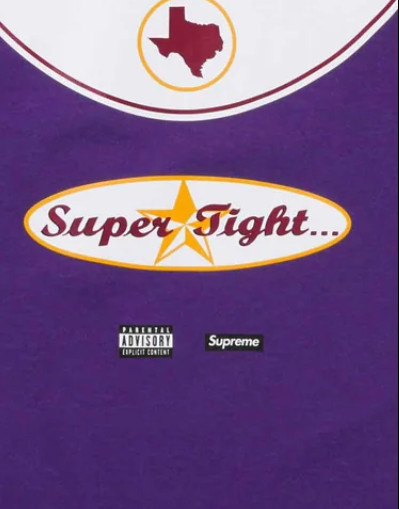 Supreme UGK Super Tight Tee Purple SS24 New In Hand Size Large Box Logo Pimp C gallery