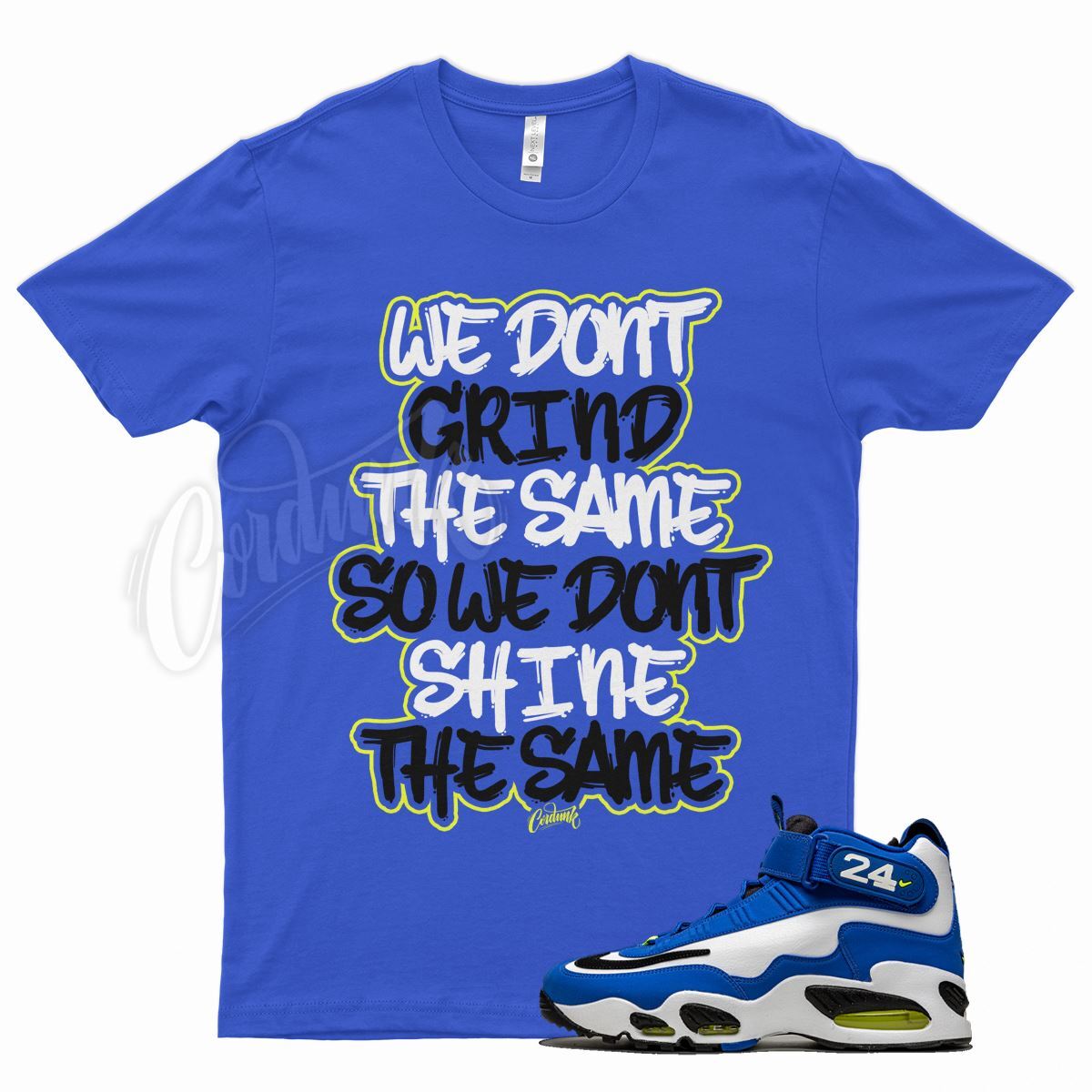 Royal GRIND T Shirt for N Air Griffey Max 1 Varsity Royal Volt Black White gallery