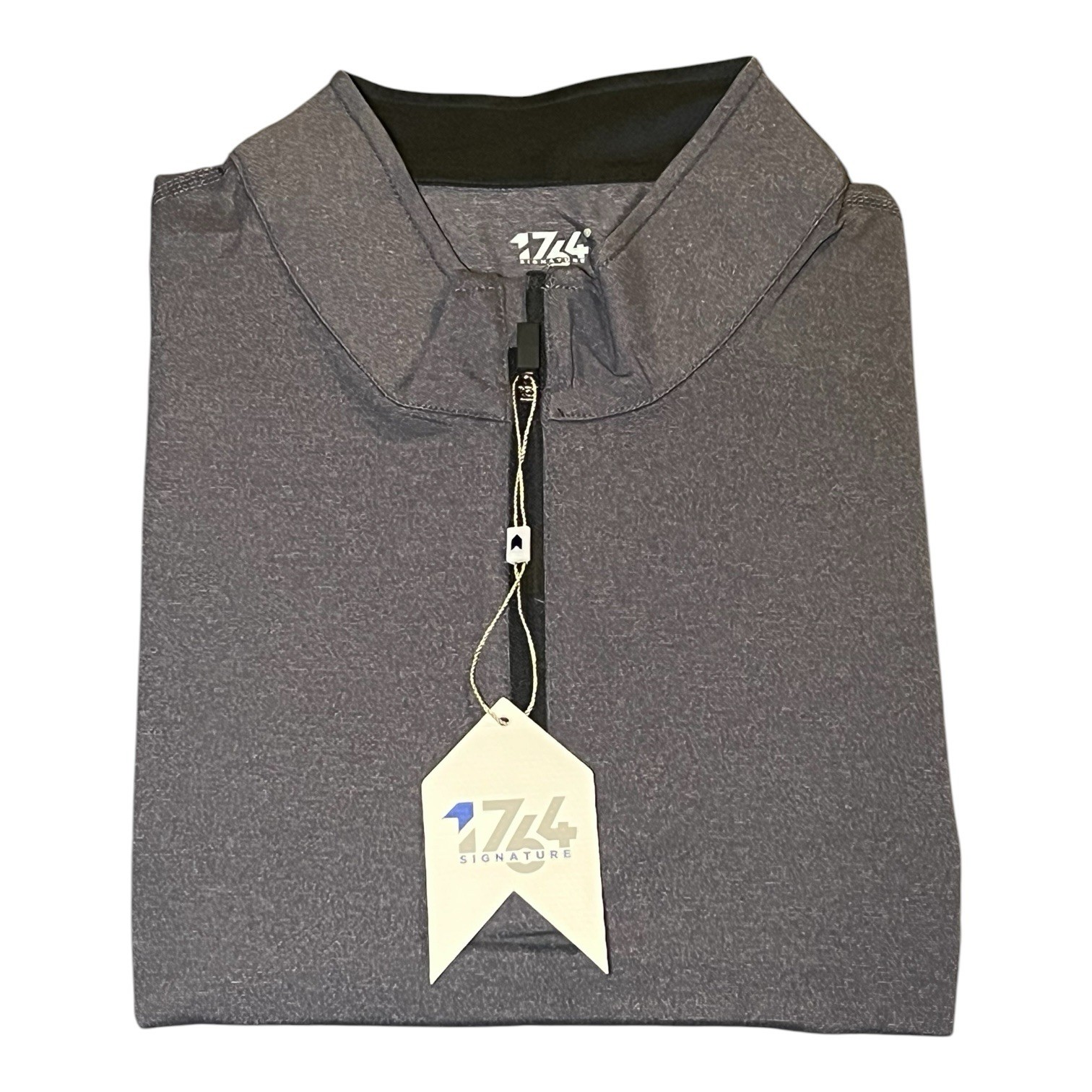 NWT 1764 Signature Golf Noah Pullover 1/4 Quarter Zip Mens XL Gray Performance