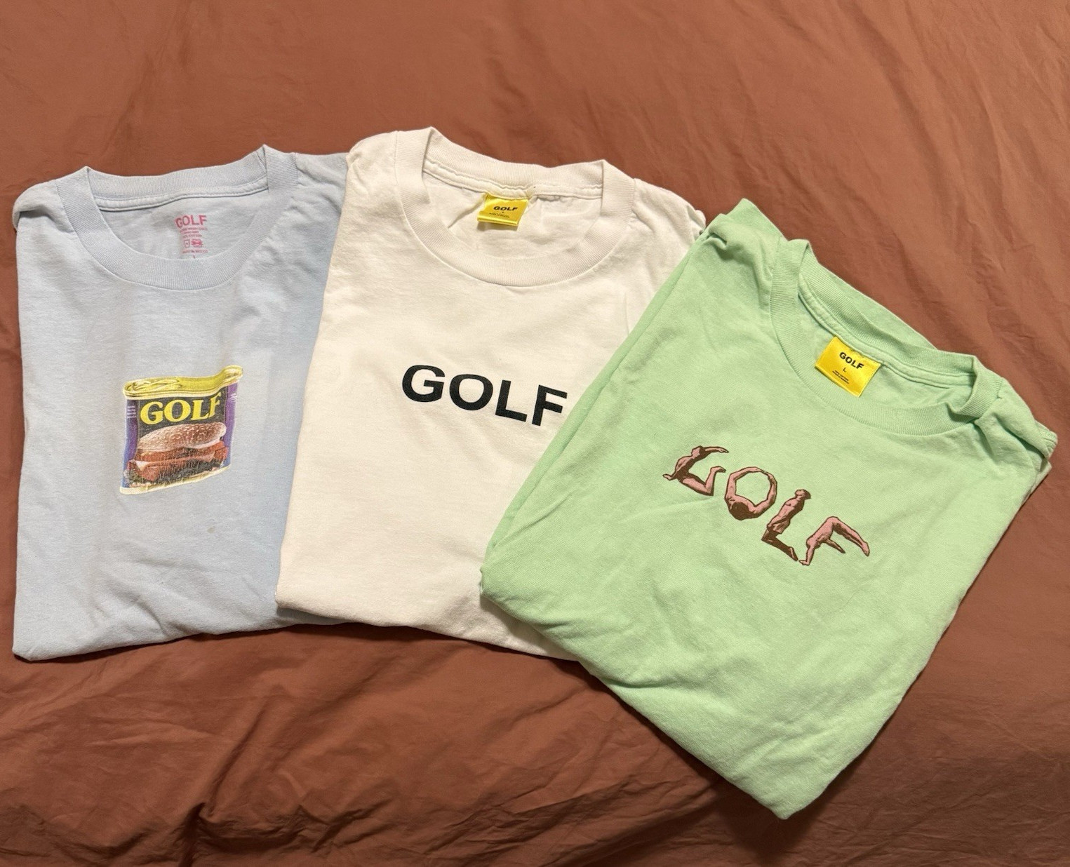 GOLF Wang Men’s L Short Sleeve T-Shirt Bundle